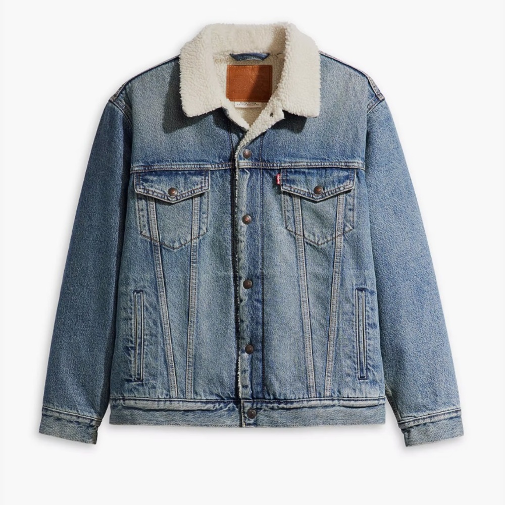 Levi's® Premium RELAXED FIT SHERPA TRUCKER JACKET